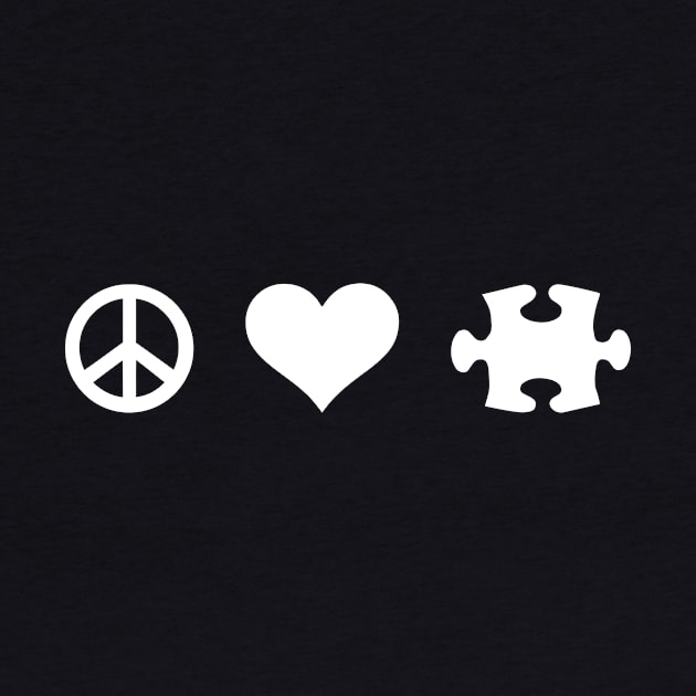 Peace love jigsaw puzzle by Designzz